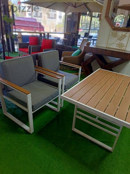 طقم للخارج 5 مقاعد.  Set outdoor 5seats 4