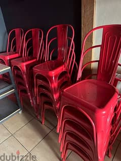 steel restaurant chairs