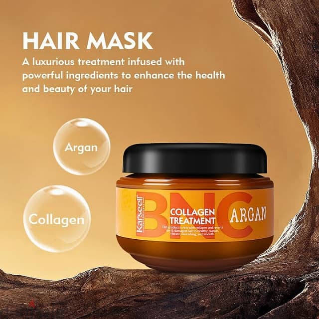 Karseell BNC Collagen Cream Deep Conditioning Argan Hair Repair Mask 5