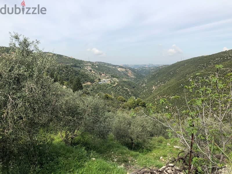 Mayfouk, Jbeil open view overlooking sea and mountain on the highway 7