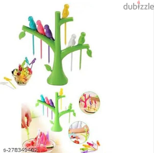 Kitchen decoration tree shape stand with birds 4