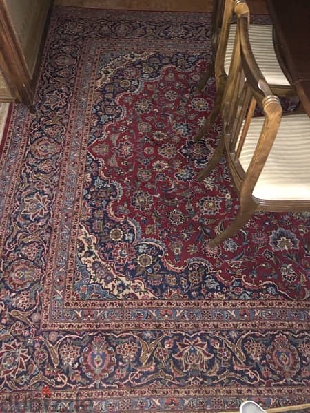 Authentic Persian Ajami Rug 3.8m x 2.7m 1