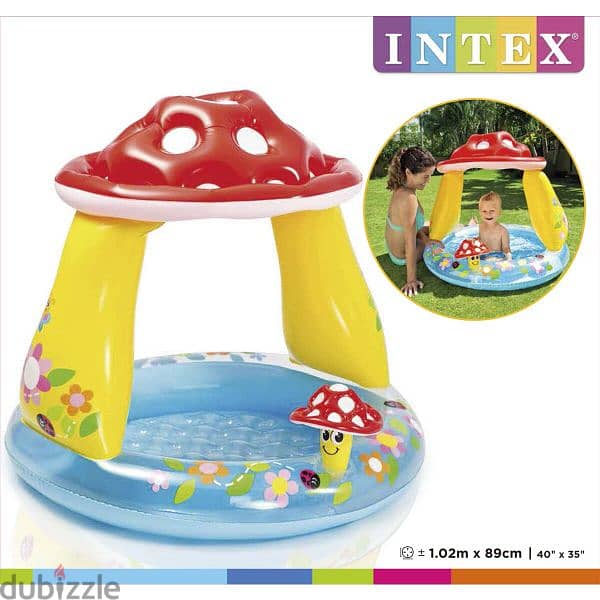 Mushroom inflatable Kiddies Pool 1