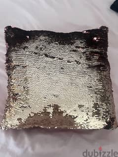 sparkly pillow