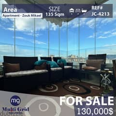 JC-4213 / Apartment for Sale in Zouk Mikael , شقة للبيع في ذوق مكايل 0