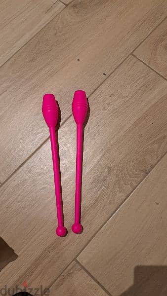 2 pcs rhythmic gymnastic stick