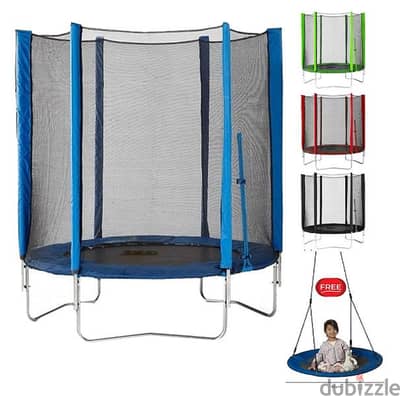 180 cm Trampoline with Free Swing