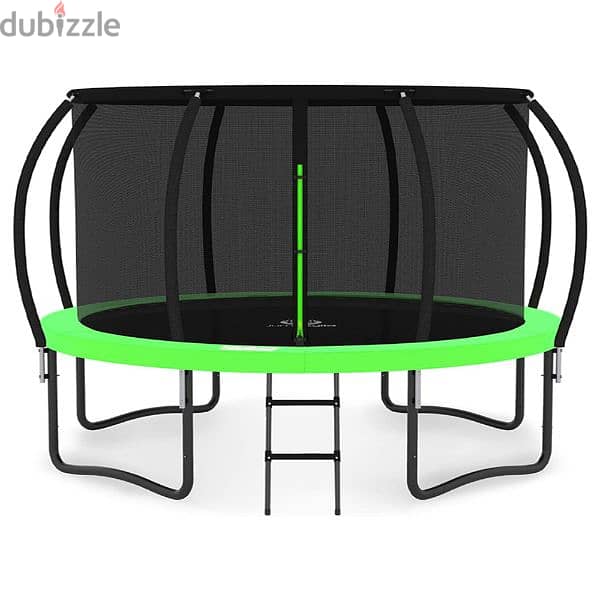 300 cm Heavy Duty Anti-Rust Trampoline + Free Swing 3