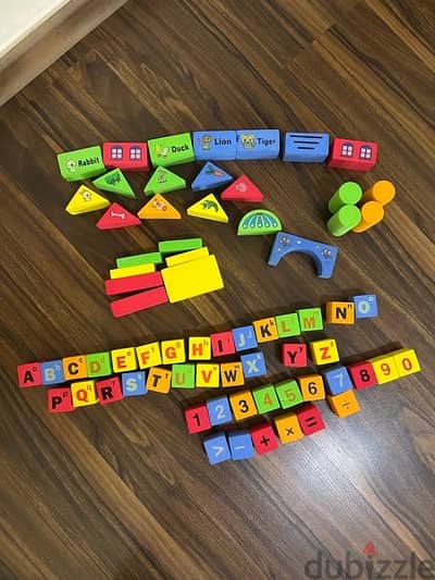 sponge shape and number baby toys