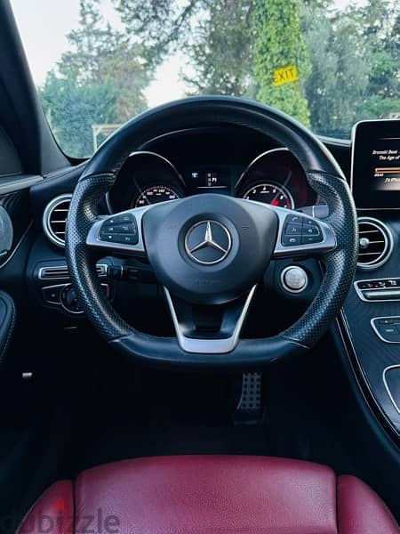 Mercedes-Benz C-Class RED INTERIOR 4