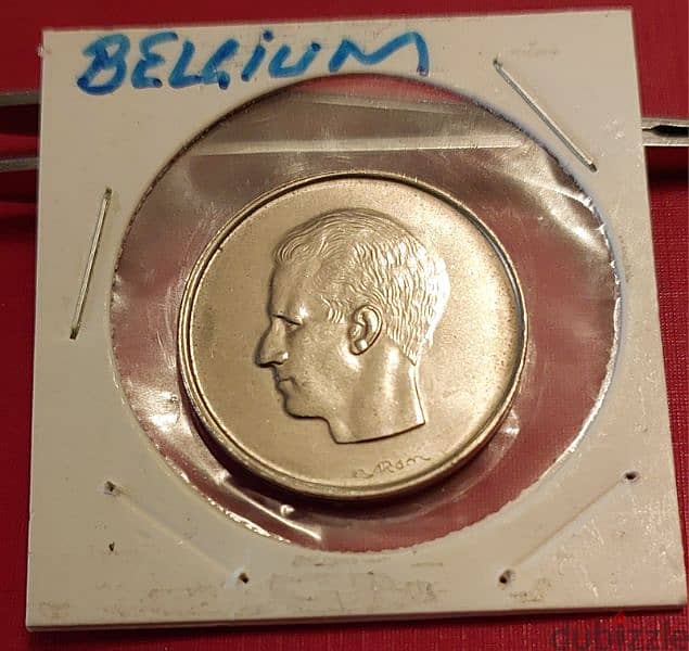 Belgium 10 Francs 1976 King Baudouin Dutch text 3