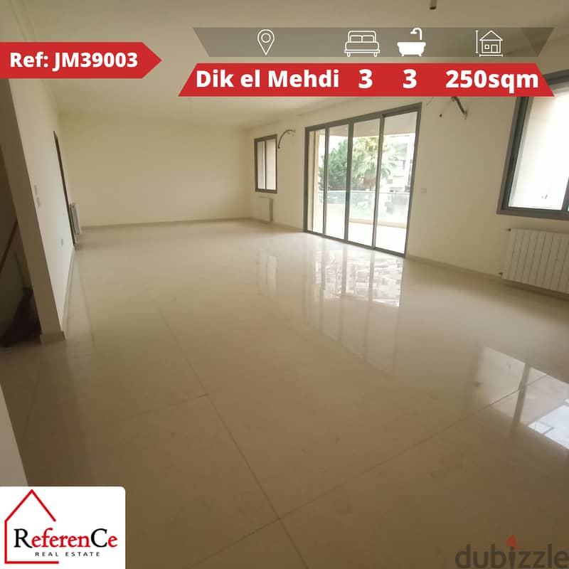 Apartment with terrace in Dik el Mehdi شقة مع تيراس في ديك المحدي 0