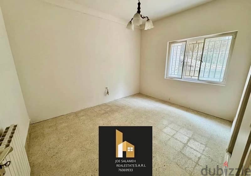 Apartment for sale in Ajaltoun with garden for 65,000$cash/شقة عجلتون 4