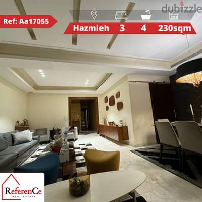 Furnished apartment for sale in Hazmieh شقة مفروشة للبيع في الحازمية