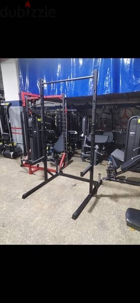 Squat rack like new heavy duty 0