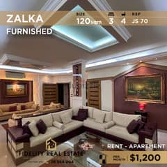 Apartment for rent in Zalka - Furnished JS70 0