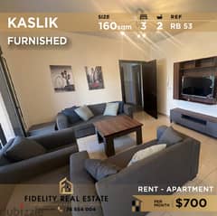 Apartment for rent in Kaslik - Furnished RB53 0