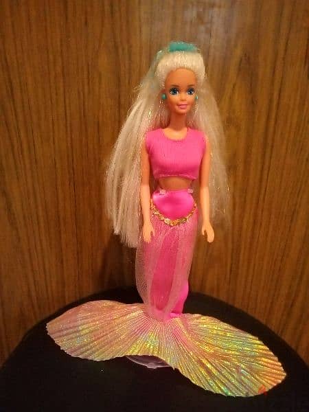 Barbie MERMAID Gone 1991 RARE Great doll Special Hair bend legs=27$ 8