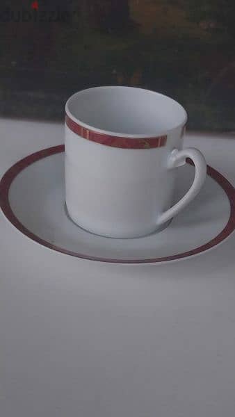 limoge coffee cups and plates,made in France,in excellent condition 4