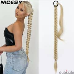 blonde braid synthetic