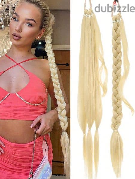 blonde braid synthetic 1