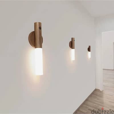 Motion Sensor Night Light, LED Wall Lamp, Warm Table Lamp, لمبة حائط