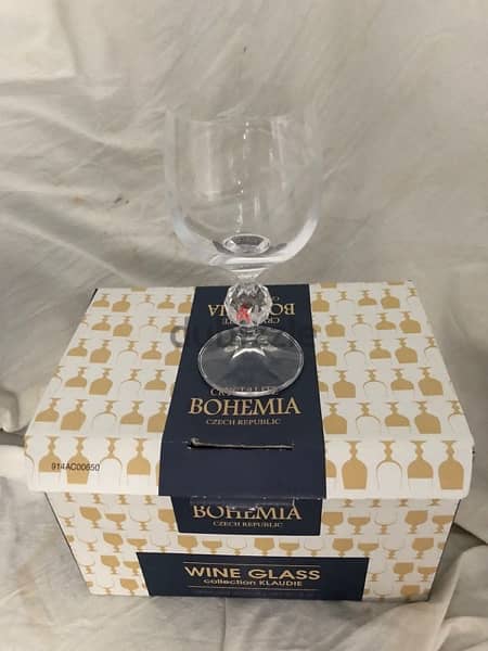 Bohemia Crystal Wine Glasses (6 per pack) 0