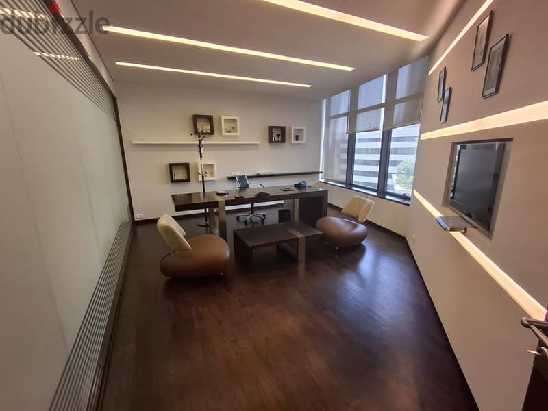 L15582-235 SQM Beautifully Furnished Office For Rent In Achrafieh 0