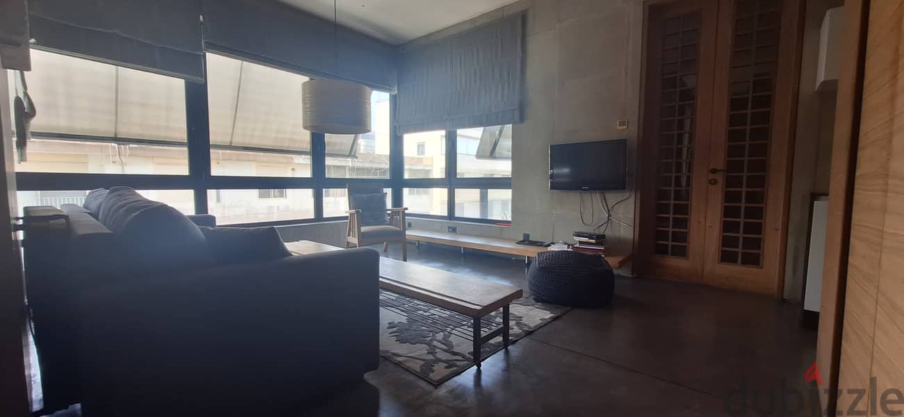 Furnished 90m² Apartment for Rent in a Modern Building in Achrafieh 1