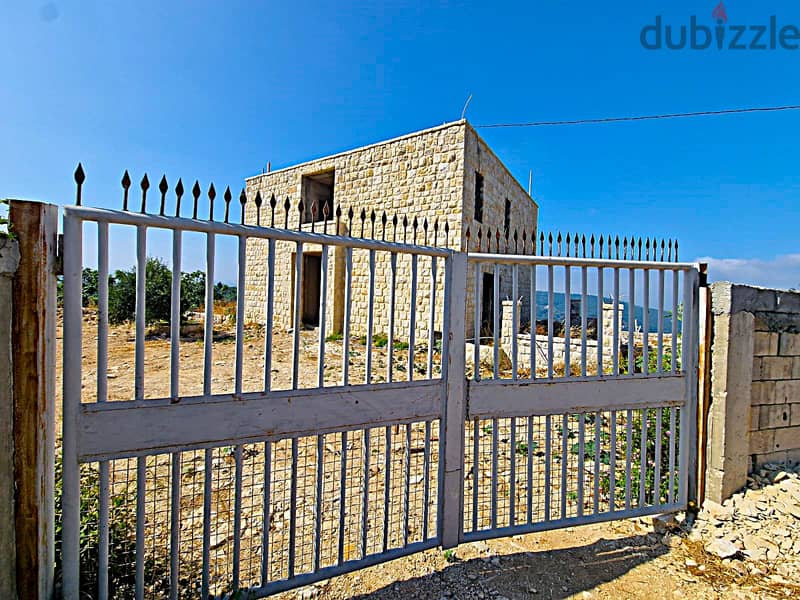 L15589-2,535 m2 Land with A Stone House For Sale in Batroun 1