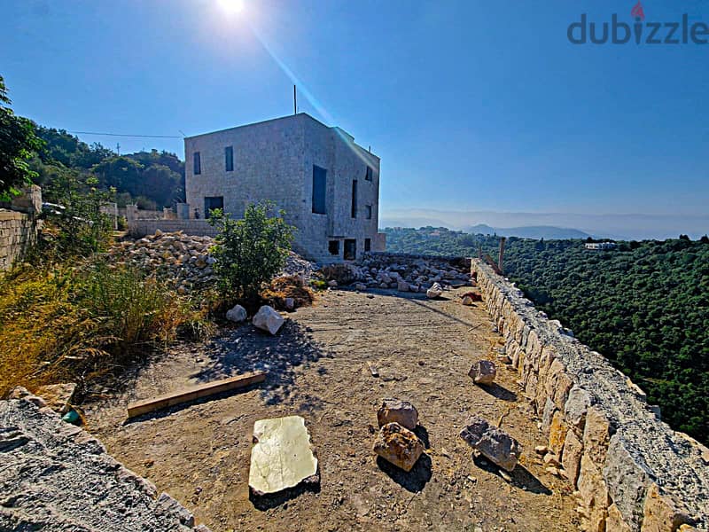 L15589-2,535 m2 Land with A Stone House For Sale in Batroun 3