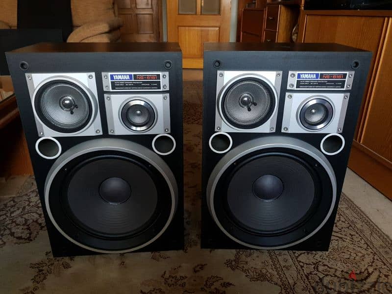 Yamaha 3-way home speakers 1