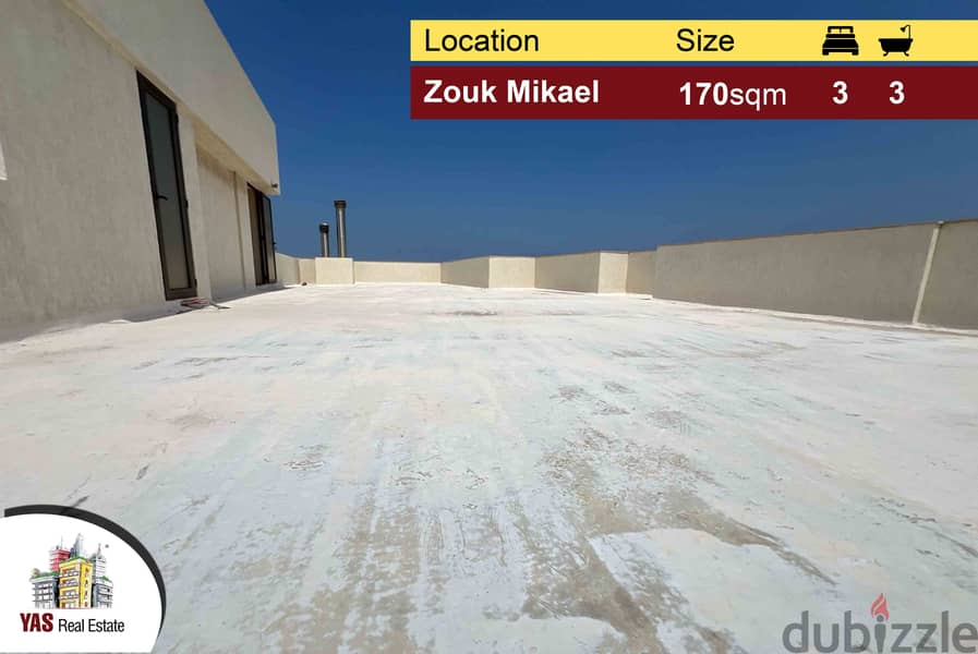 Zouk Mikael 170m2 | 120m2 Terrace | New | Luxury | Killer View | EH 0