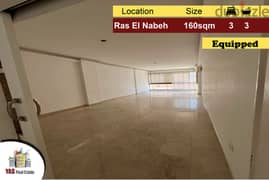 Ras El Nabeh 160m2 | Equipped | Well Lighted | Prime Location | PA |