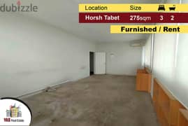 Horsh Tabet 110m2 | Office | Mint Condition | Prime Location | Rent | 0