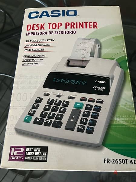 Casio desk top printer - FR-2650t 1