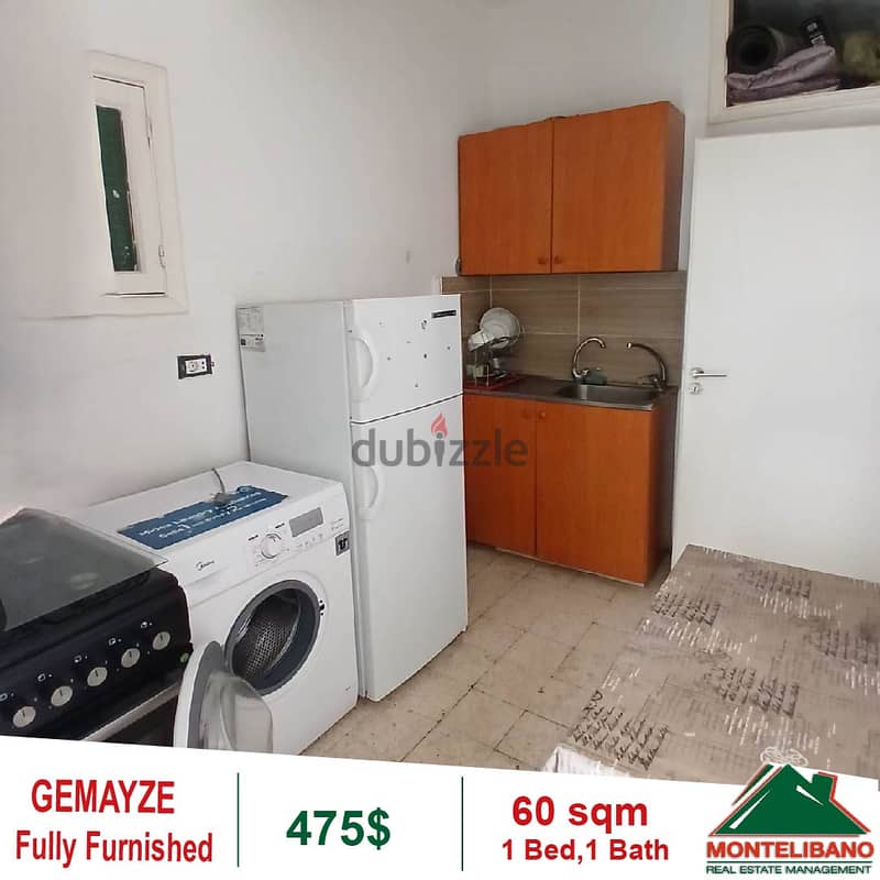 475$!! Fully Furnished Apartment for rent in Gemayzeh 2