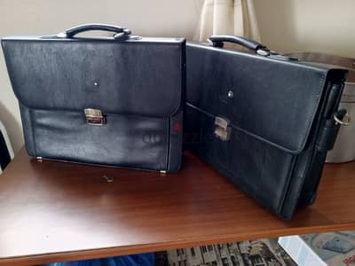 2 Mont Blanc suitcases