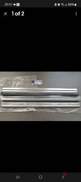 Genuine Mercedes W124 front door sills steps 1