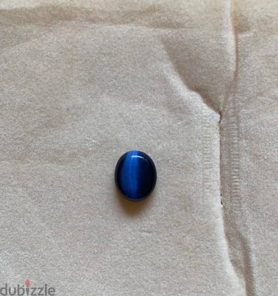 ROYAL BLUE NATURAL CAT’S EYE STONE 1