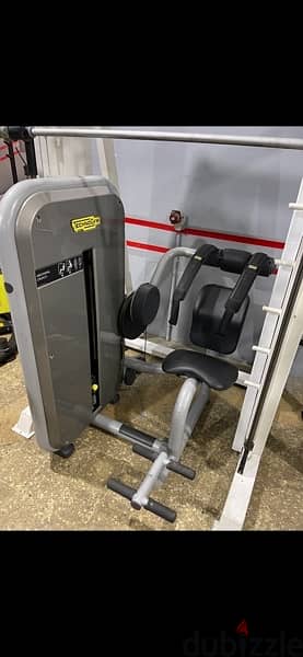 Abs crunch machine technogym original like new