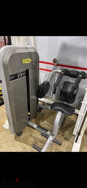 Abs crunch machine technogym original like new 3