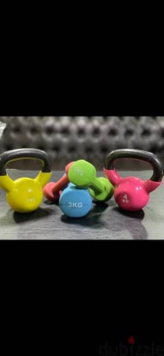 Dumbells new l se3er bel kilo 0