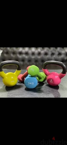 Dumbells new l se3er bel kilo