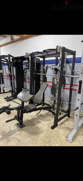 Multifunction machine nordictrack with bench like new 1