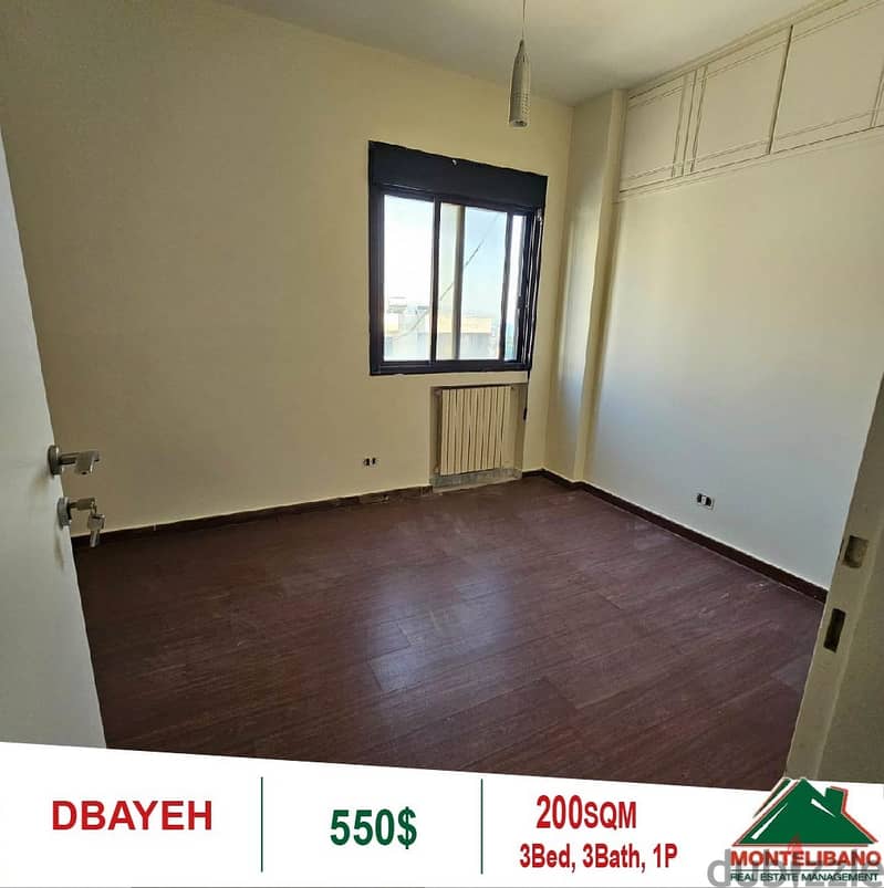 550$!! Open View Apartment for rent located in Dbayeh 3