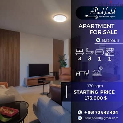 apartment for sale in batroun