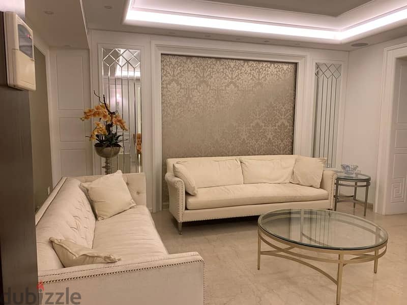 L15608- Elegant 3-Bedroom Apartment for Rent In Achrafieh, Sioufi 1