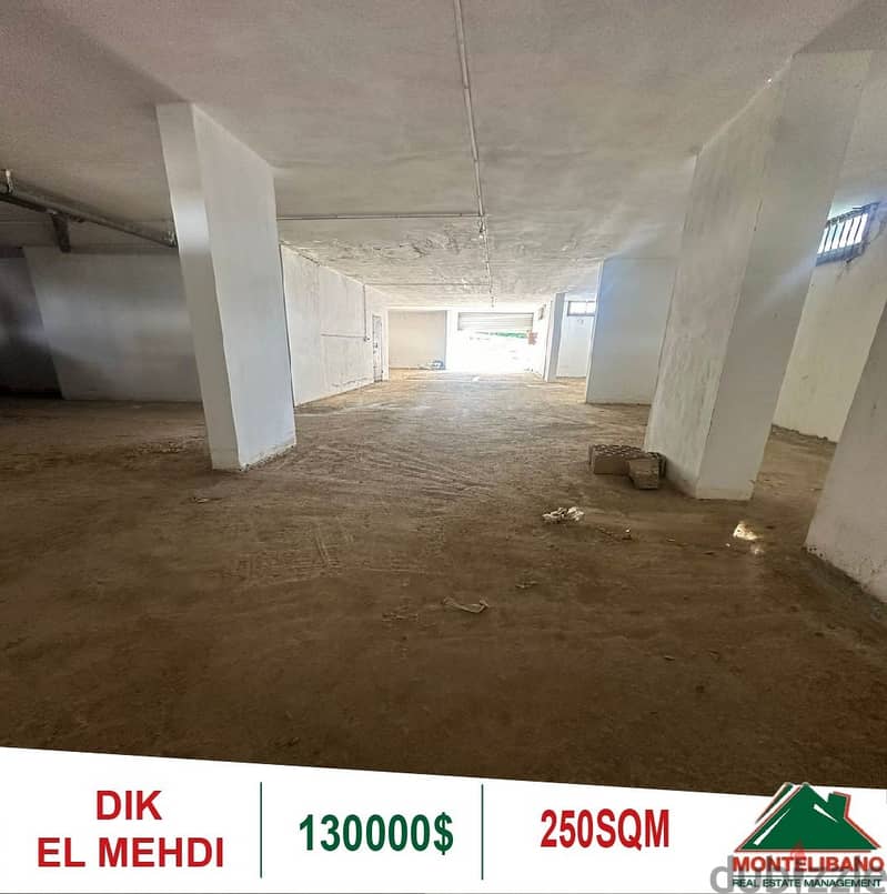 130000$!! Depot for sale located in Dik El Mehdi 0