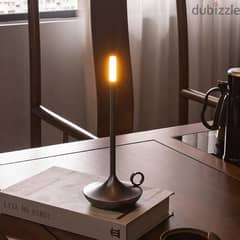 Candle Table Lamp, Modern Iron USB Desk Lamp, Cozy Glow